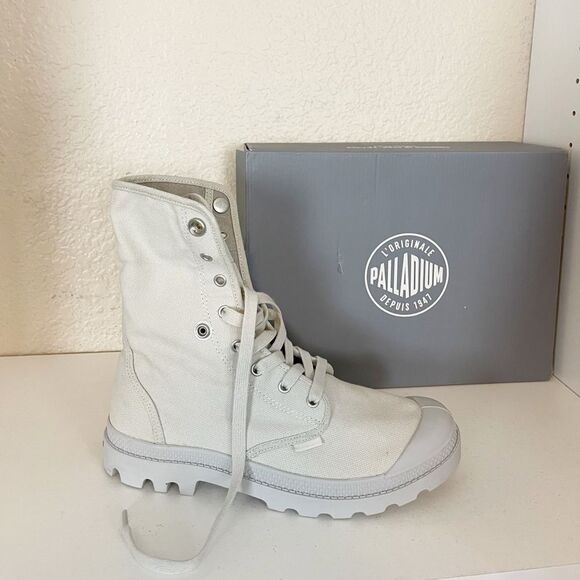 Palladium Men’s ‘Baggy’ sneaker Boots - Vapor/Metal - M8/W9.5 - Picture 12 of 16
